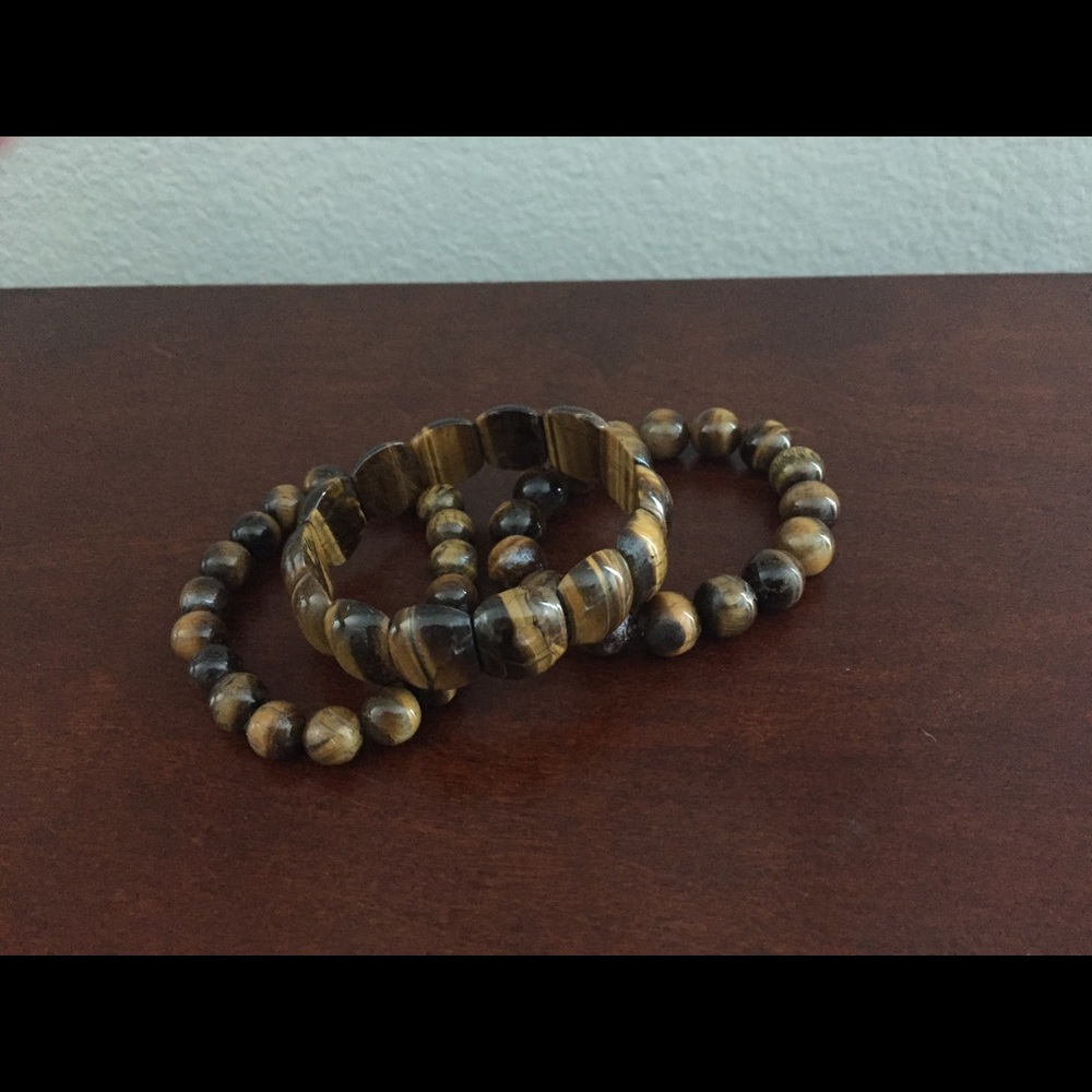 Cute Wood Bracelet Set